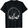 Ferris Wheel Carnival Festival County Fair Amusement Park T-Shirt