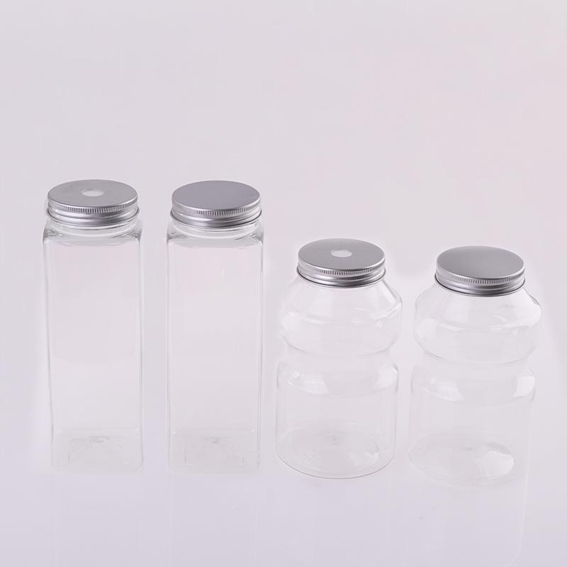 500 мл Квадратная одноразовая бутылка для сока, напитков, молочного чая, пластиковая бутылка для йогурта