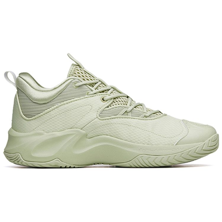 Anta Air 3 амортизирующие нескользящие износостойкие низкие баскетбольные кроссовки мужские кроссовки зеленые 112211608-5