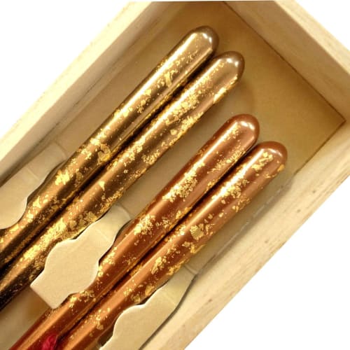 Pair of Couple Chopsticks, Zuiun Design, in Paulownia Wood Box
