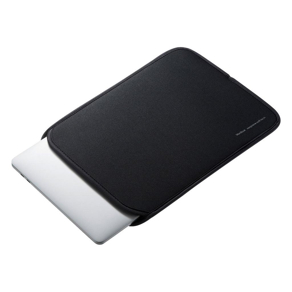 SANWA SUPPLY Внутренний чехол для MacBook Pro и MacBook Air 13,3 дюйма (2016-2019) 13,3-дюймовый (2018/2019), Тип вкладыша, Черный, IN-MACPR13BK
