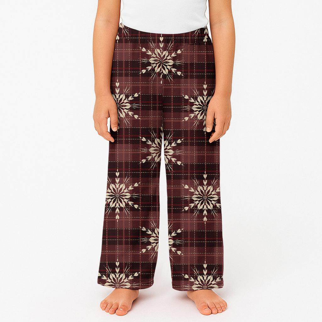 Детские зимние брюки Длинные брюки с принтом