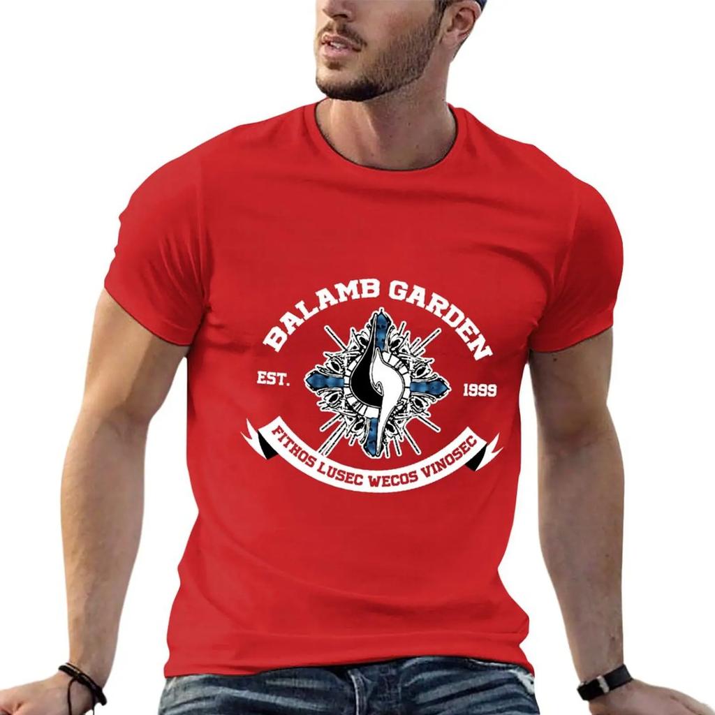 Balamb Garden T-shirt anime clothes blanks korean fashion plus sizes clothes