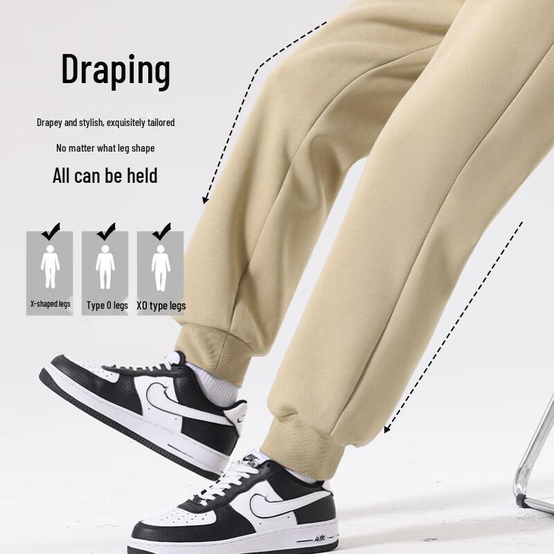 Мужские повседневные длинные брюки свободного кроя зауженного силуэта VANCL