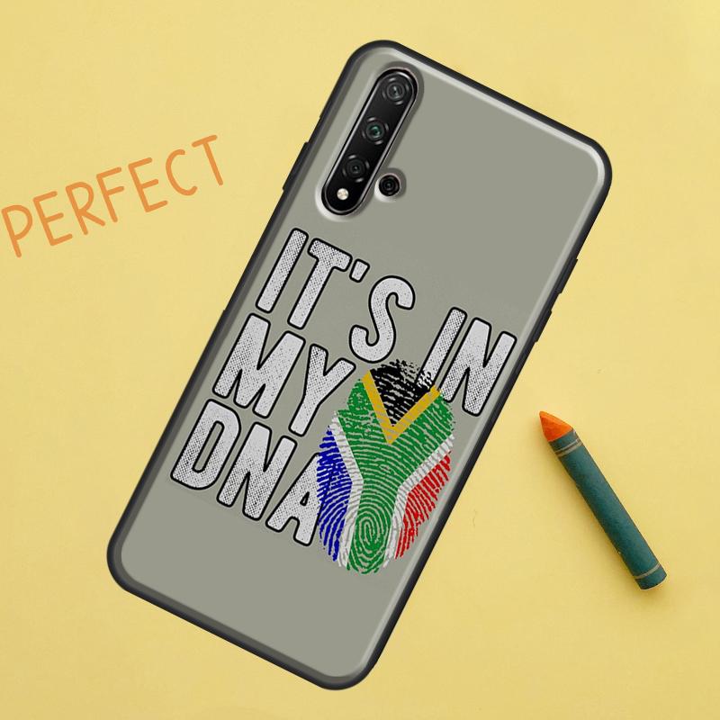 South African Flag For Huawei Nova 12s 11i 7i 8i 12i Y73 Y70 Y90 Y60 Y72 Y61 Y91 9 10 SE P40 Lite P30 Pro Case