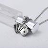 S925 Poker Straight Flush Pendant Necklace - Trendy Minimalist Chain for Men & Women