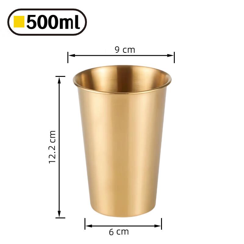 Корейская питьевая чашка Caitang из нержавеющей стали 304