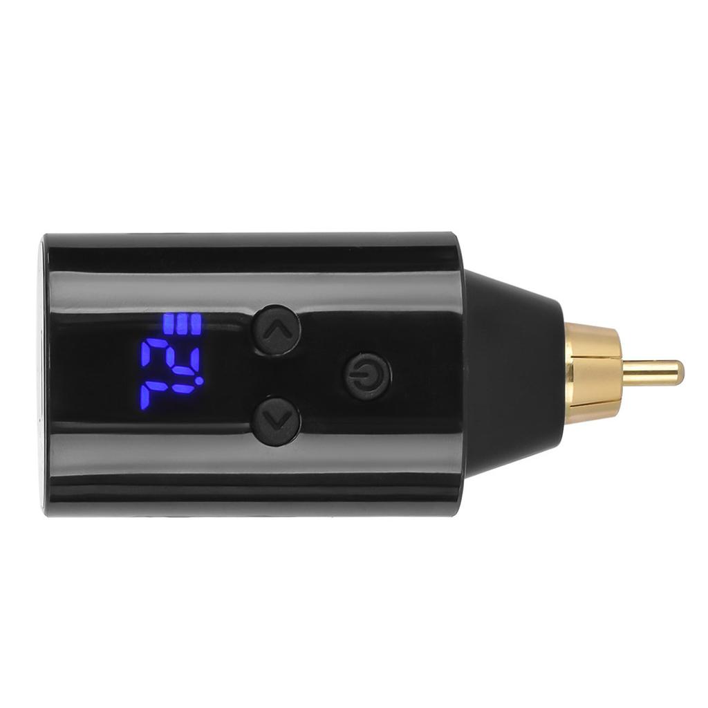 Беспроводной блок питания для татуировки с ЖК-дисплеем, двухрежимный переключатель, зарядка через USB, блок питания для тату-машинки RCA