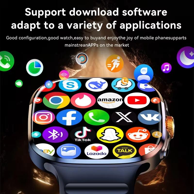 2025 Новые 4G 5G LTE Android 10.0 Смарт-часы 2,4-дюймовый Большой Amoled Экран Игровые Смарт-часы Батарея 2100 мАч для Мужчин Женщин Взрослых Студентов