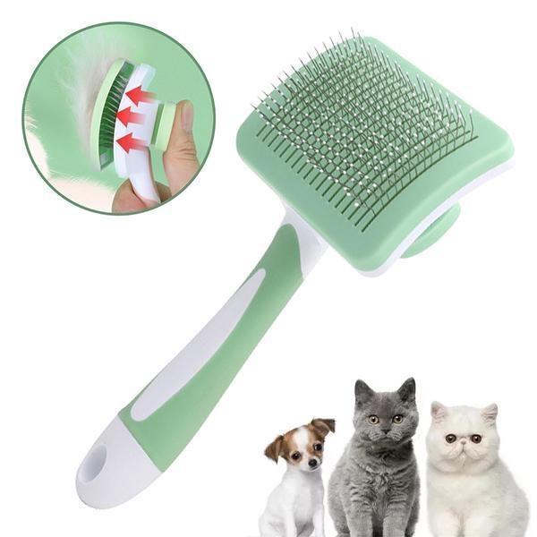 1PC Pet Hair Shedding Comb Dog Cat Cleaning Brush Grooming Long Hair Indoor Cats Pet Supplies