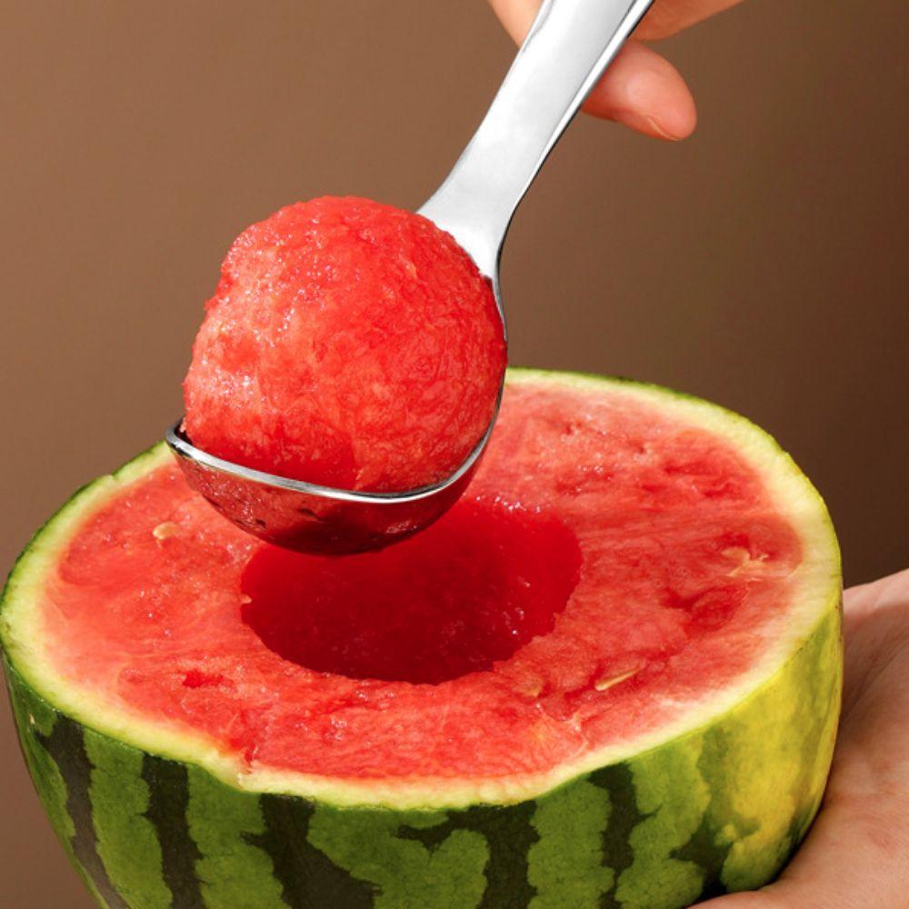 Self-melting Ice Cream Spoon 304 Stainless Steel Gelato Ball Spoon Durable Watermelon Scoop Yogurt