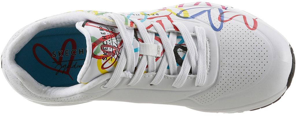 Skechers X JGoldcrown Sneakers: Uno - Spread the Love Uno Spread the Love (155507) White