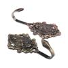2Pcs Zinc Alloy Wall Hook European Classic Drapery Curtain Tieback Hooks Trendy Cloth-hat Hook