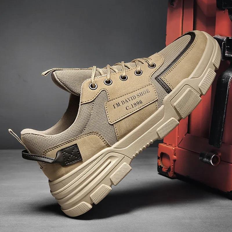 Мужские легкие водонепроницаемые противоскользящие кроссовки, уличные летние дышащие повседневные кроссовки, высококачественная походная обувь