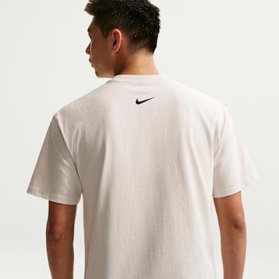 Nike T Shirts Men's Phantom Color Crew Neck Moderate