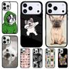 Мультяшный чехол для телефона с французским бульдогом для iPhone 17 Air 16 15 11 12 14 13 Pro Max Ударопрочный чехол