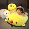 Plush Yellow Chicken Toy Throw Pillow Soft Cushion Stuffed Animal Doll Cartoon