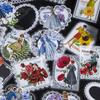 30Pcs Pack Gorgeous Girl Stickers Multi - Style No Repeat Including Floral Lace Elements Scrapbook Decoration Goodies