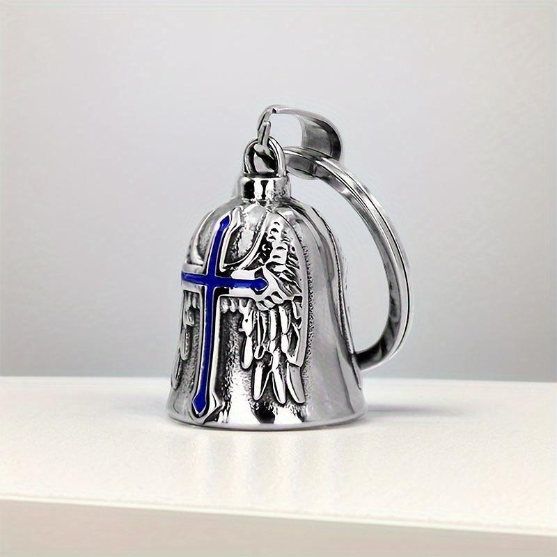 1 шт. Мотоциклетный колокольчик на удачу из нержавеющей стали для езды на мотоцикле в стиле ретро-панк