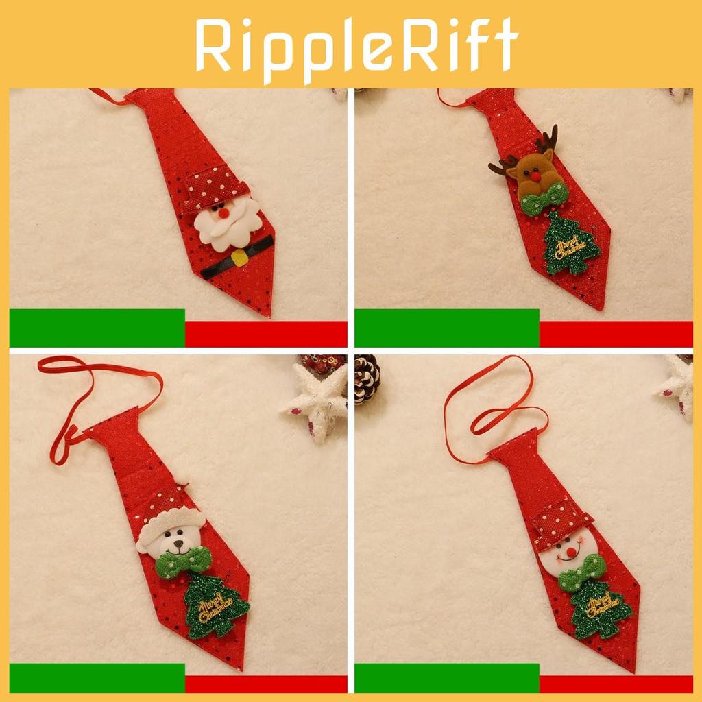 Fun Christmas Tie For Kids And Adults With Creative Designs Including Santa And Reindeer