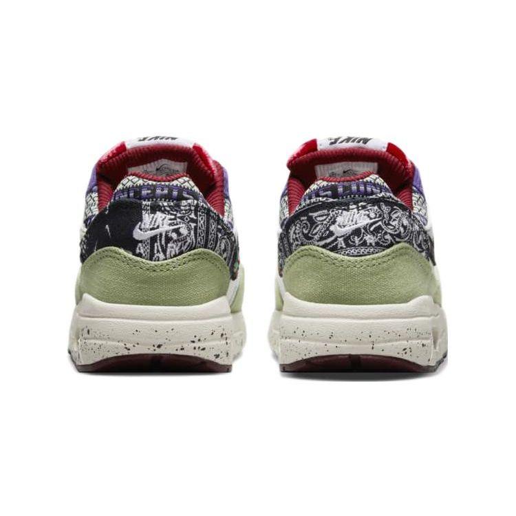 Кроссовки Concepts x Nike Air Max 1 SP PS Mellow для детей, разноцветные, масляно-зеленый, парус, DR2362-300