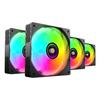 Комплект вентиляторов - MARS GAMING - MF-SI4KIT - ARGB - 4 вентилятора 120 мм - Черный