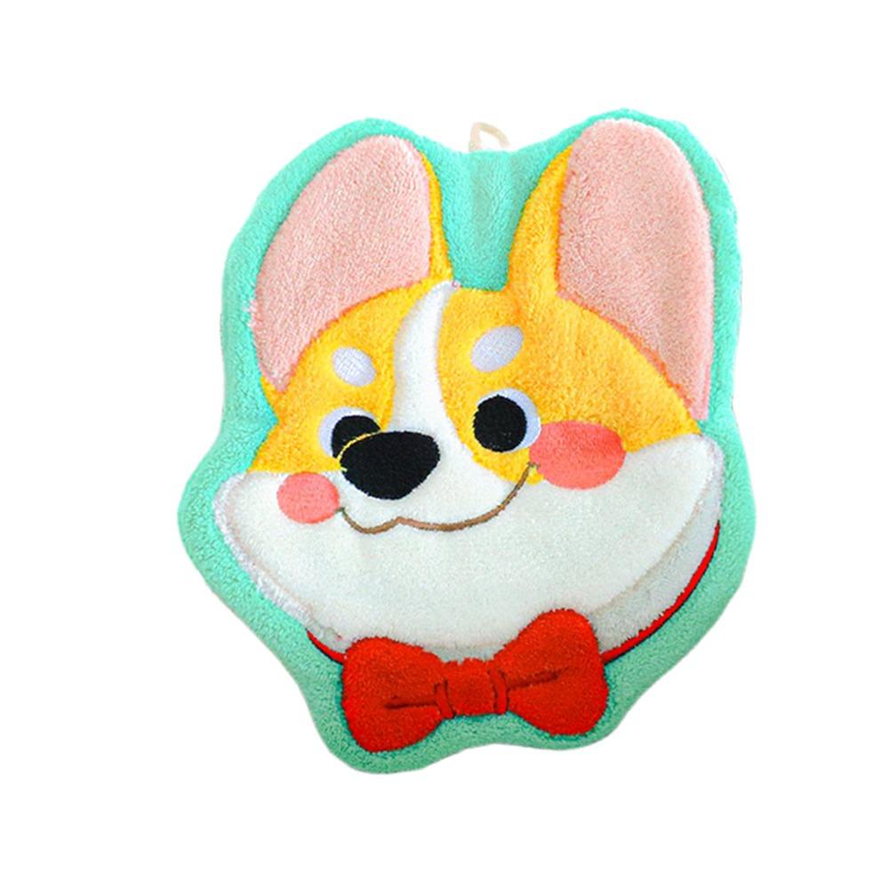 Thickening Hand Towel Dog Shaped Kid Towel Kawaii Kitchen Handkerchief  Bathroom