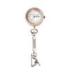 Nursery Short Chain Watch with Date and Day Display Inverted Dial Nurse Watch Nursing Pulse Measurement Scale Luminous Beige 1281268A Nurse Goods