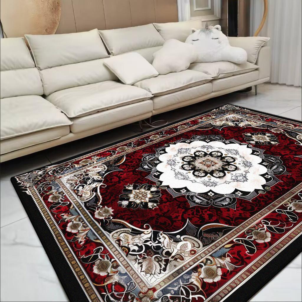 Великолепный европейский ковер для гостиной, ретро, большая площадь, украшение, ковры для диванной зоны, для спальни, гардеробной, нескользящие напольные коврики