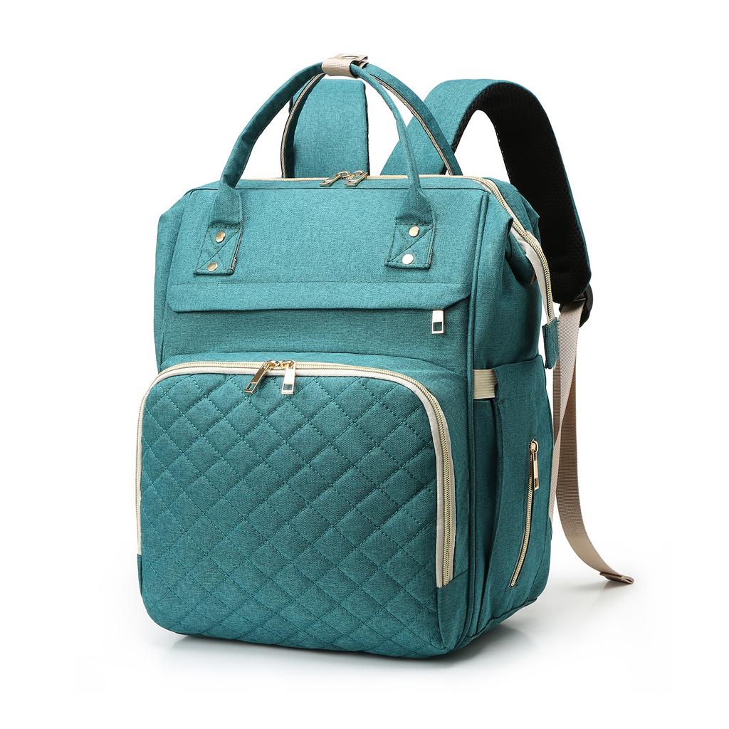 Портативная сумка для подгузников, рюкзак большой вместимости, водонепроницаемая дорожная сумка для кормления ребенка, сумка для мамы с USB-портом для зарядки, ремни для коляски, термокарманы