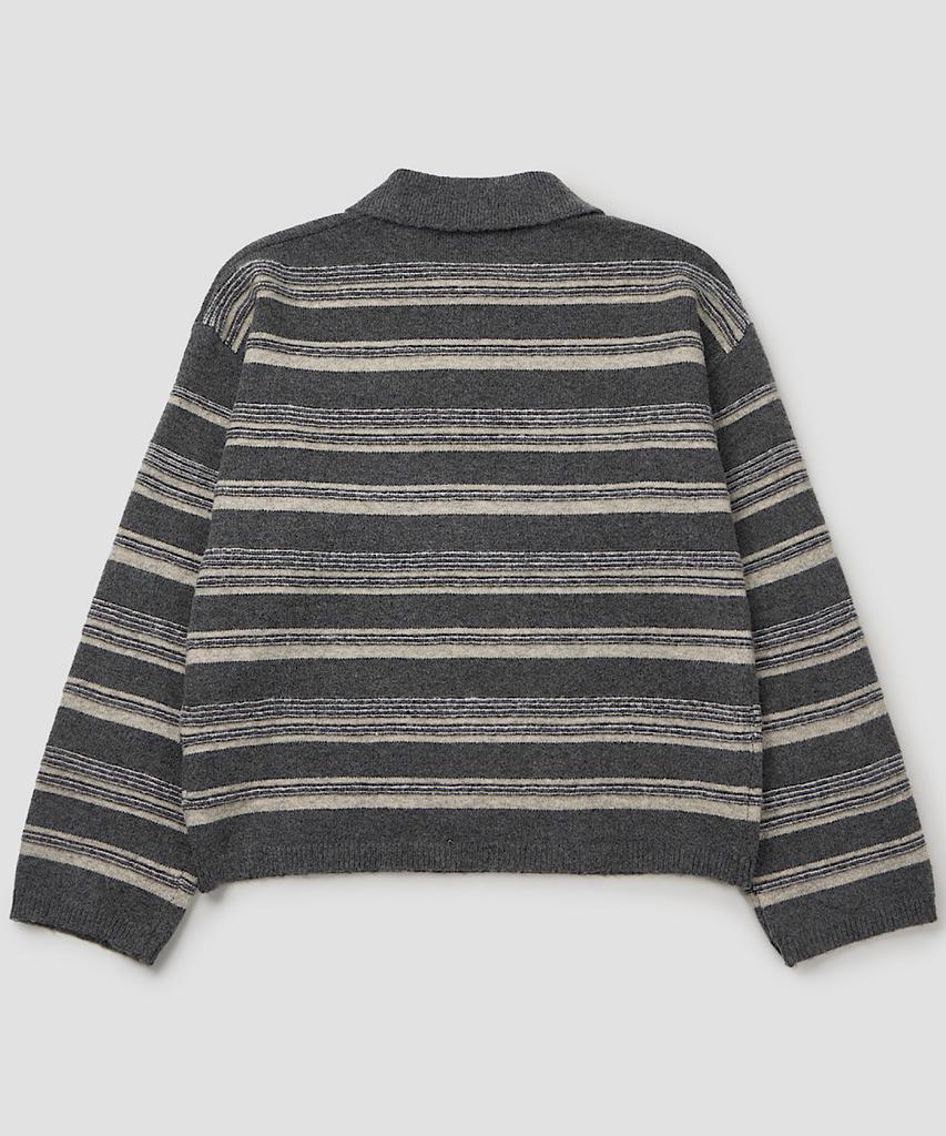 APOEM Stripe Collar Knit (2C)