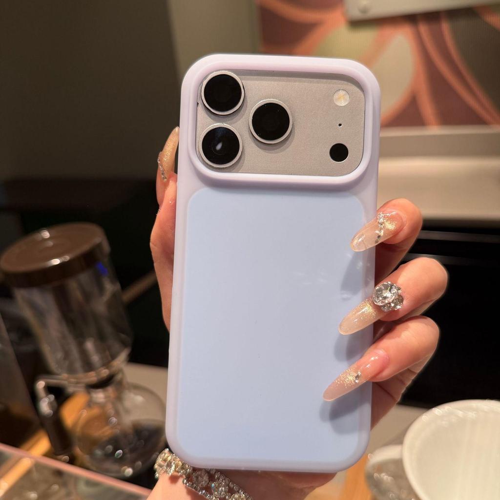 Силиконовый чехол Apple 17 Pro Max: Большое отверстие, Матовые кнопки AI, Подходит для iPhone 16