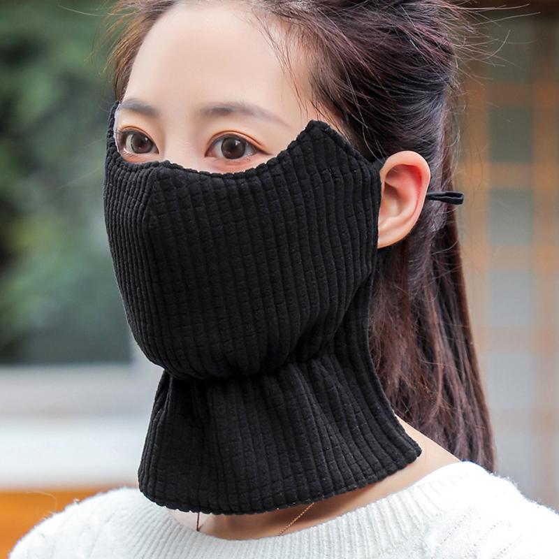 1 шт. модная маска для лица, шеи, защитная маска от холода, зимняя теплая мягкая дышащая наружная ветрозащитная