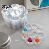 Portable Paint Mixing Palette for Artists 20PCS Disposable Plum Blossom Watercolor Palette, Smooth Non-Absorbent Artist Palettes Tray, Tray