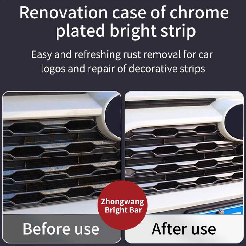 Очиститель и полироль для хрома Глубокий блеск Полировщик Хром и металл Полировка Используется на колесах, отделке и бамперах Для автомобилей