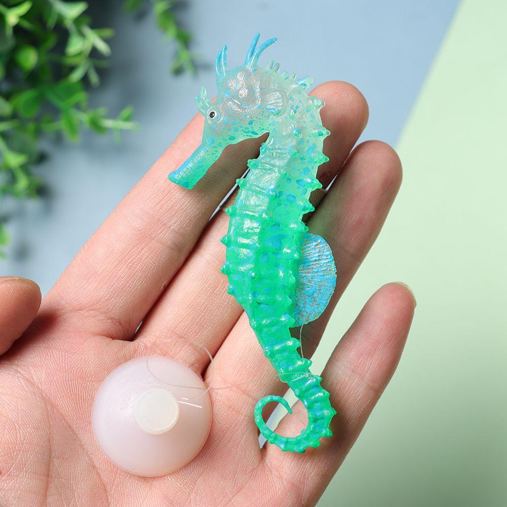 Aquatic Home Pet Products Silicone Ornaments Aquarium Decoration Seahorse