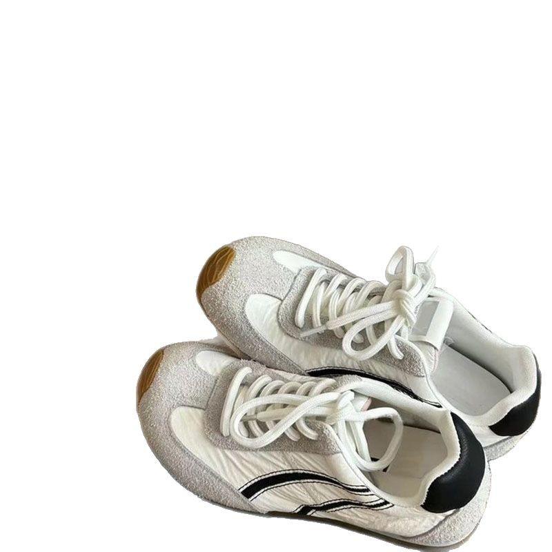 Ретро Макарон Немецкие тренировочные туфли женские 2025 весна новые на мягкой подошве универсальные кеды повседневные спортивные туфли Форрест Гамп