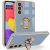 Case - BOOLING - for Samsung Galaxy M13 4G / M23 5G - Hybrid Silicone - Shockproof Protection - 360° Rotating Stand