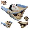 Fashion Warm Hanging Plush Pet Hammock Pet Sleeping Bag Hamster Cage Squirrel Beds