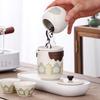 Portable Ceramic Kung Fu Travel Tea Set