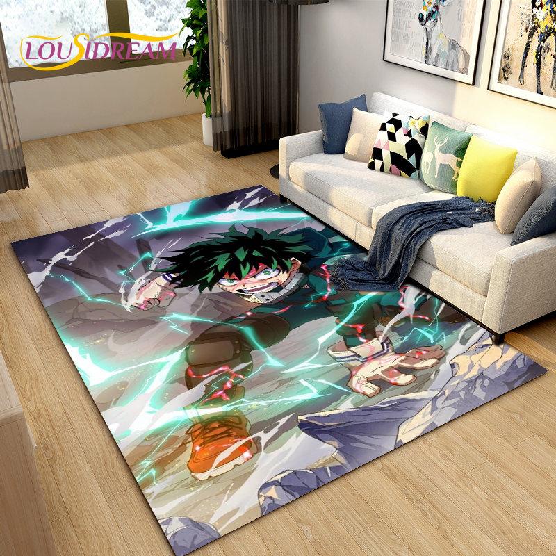 My Hero Academia, японский коврик в стиле аниме, коврик для гостиной, спальни, дивана, коврик для двери, детский нескользящий напольный коврик