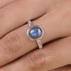 Natural Labradorite Oval Gemstone Ring, 925 Silver Ring, Handmade Designer Ring, Statement Ring, Designer Ring, Bohemian Ring