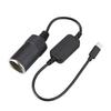 Convert USB Type C To 12V Cigarettes Lighter Adapter Cable USB Type C To 12V Adapter Cable For Car Fan, LED Lights