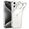 Transparent black silicone soft TPU case for For Iphone 16 15 Pro Max carcasa ultra thin case for For Iphone 14 13 12 mini 11 pro Max