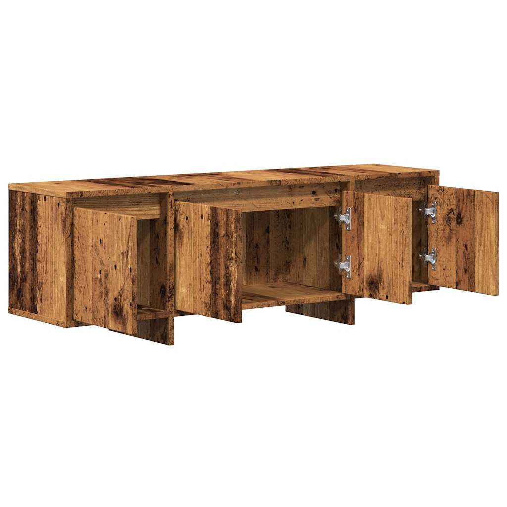 Vidaxl Szafka Tv, Stare Drewno, 120X30X40,5Cm, Materiał Drewnopochodny