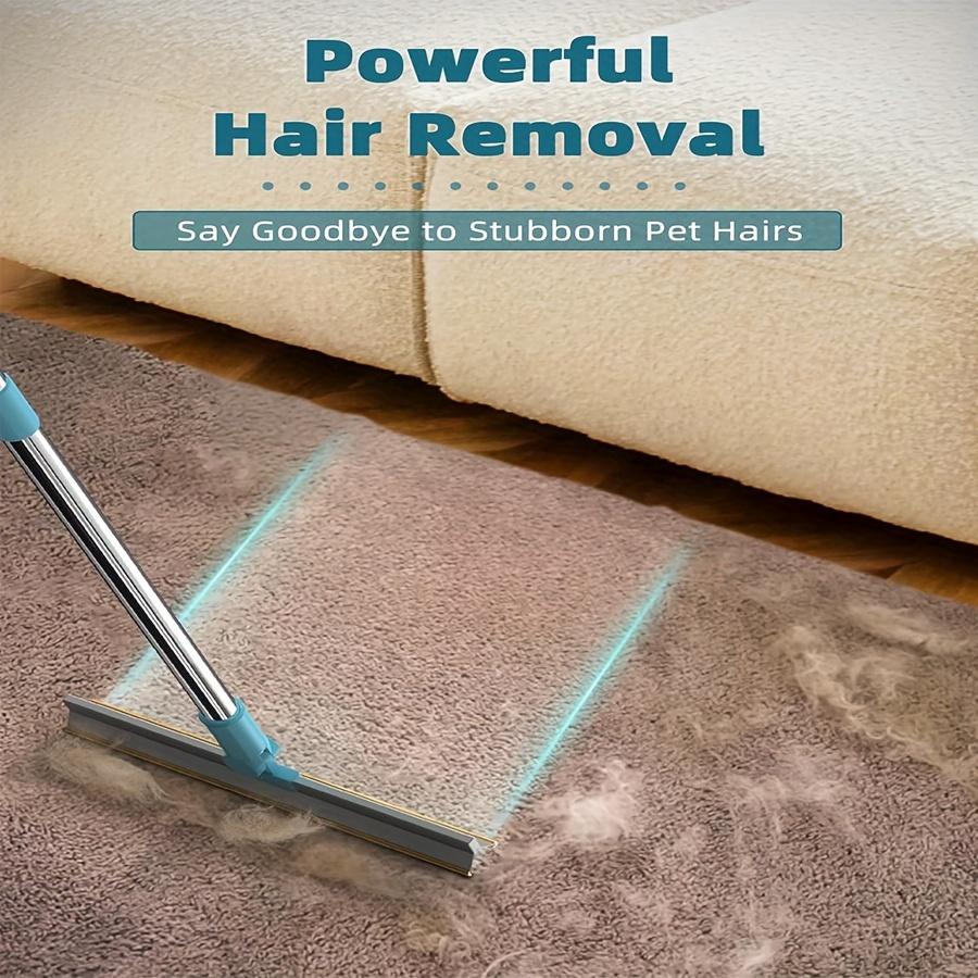 Extra-Wide Pet Hair Remover Rake - Easy Wash, Adjustable Handle For Sofas, Furniture & Car Seats