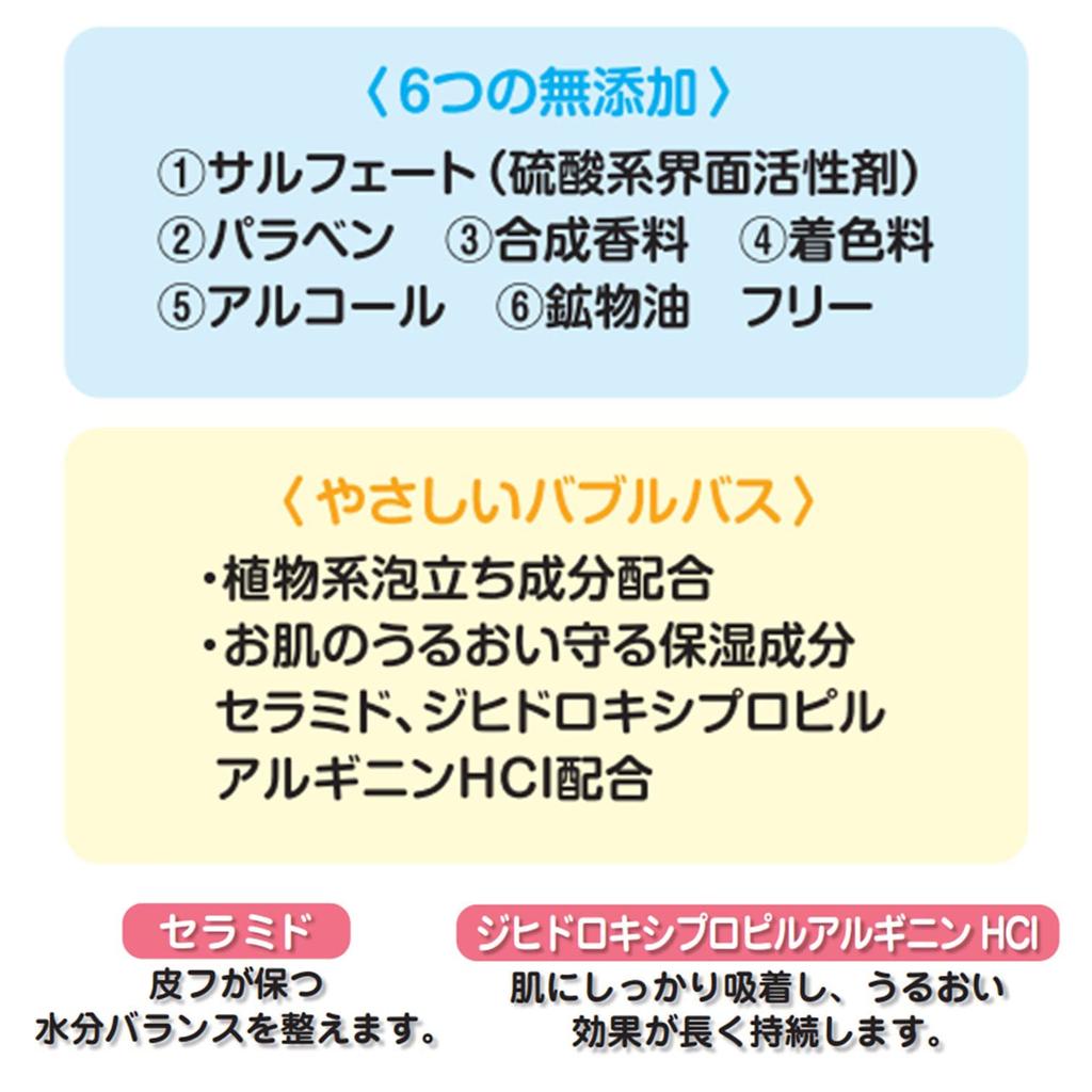 Bubble Foam Bath Happy Bubble 800mL X Set 64 Large Rascal Made In For Sensitive No No Synthetic Bath, Additive-free Life, Additive-free Salts, Bath,