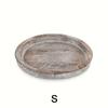 Handmade Storage Tray Desserts Snacks Hotel Restaurant Wedding Display DIY Round Wooden Tray Fruits Sundries Accessories