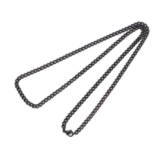 Цепочка-ожерелье для мужчин и женщин, серебряная, золотая, черная, тонкая, кабельная, хип-хоп, украшения для свиданий, ежедневных, банкетных, вечеринок