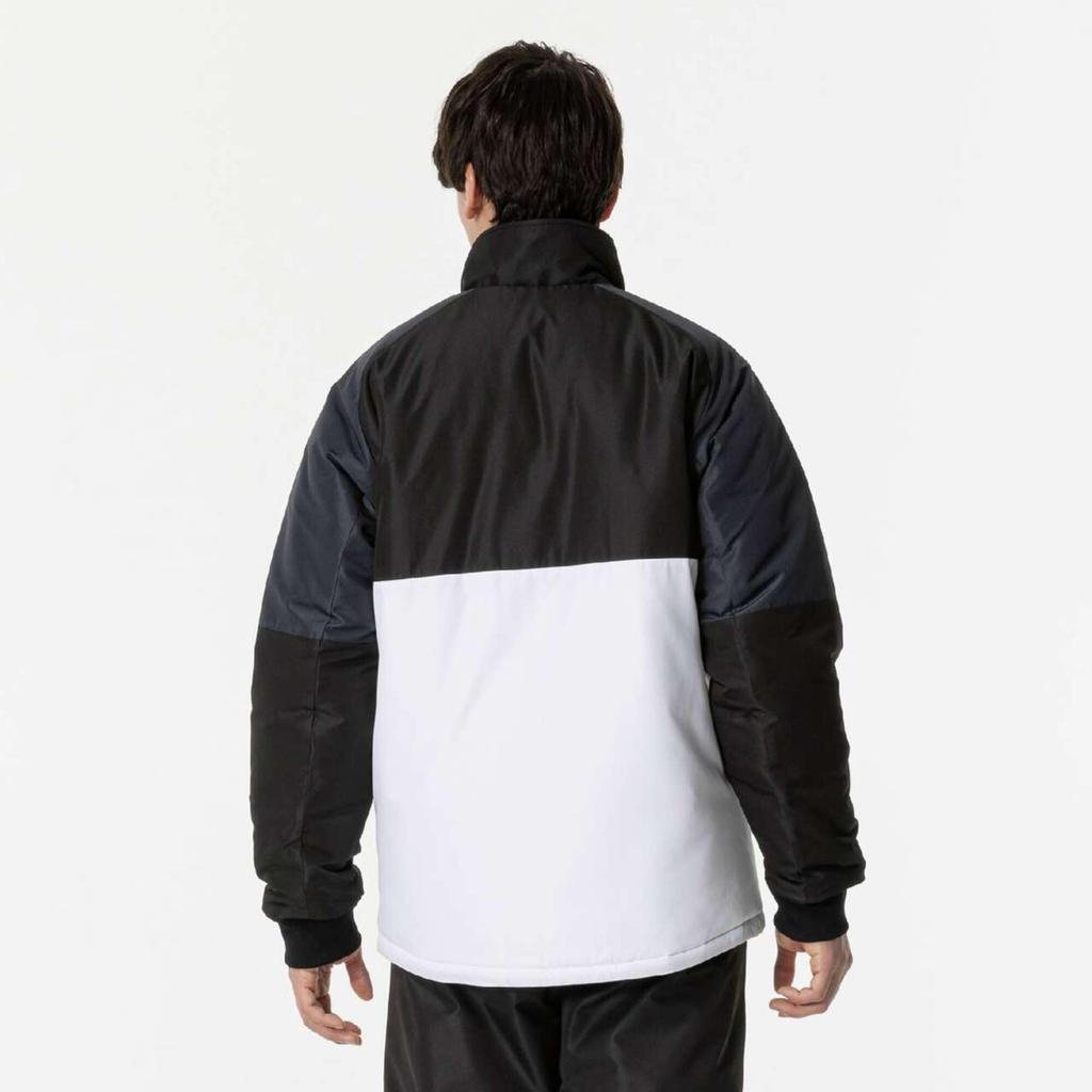 Куртка для тенниса с наполнителем, водоотталкивающая, стандартный силуэт 62MEB505, черный x белый [Mizuno]
